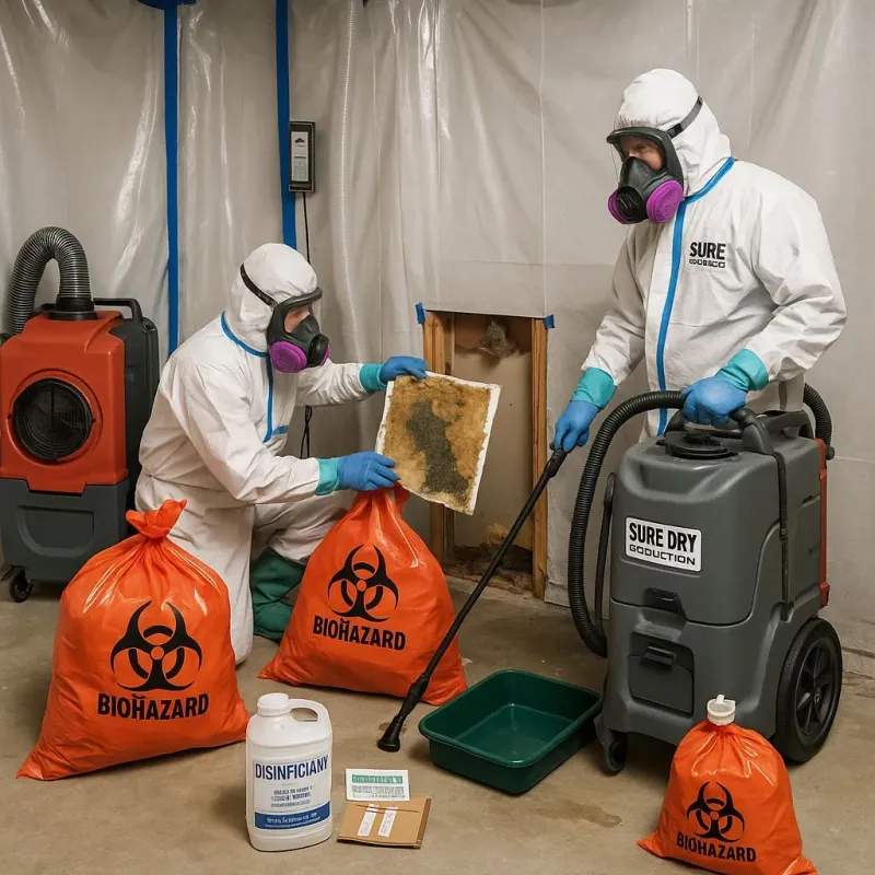 Contaminated Water Handling Protocols process in Kechi, KS